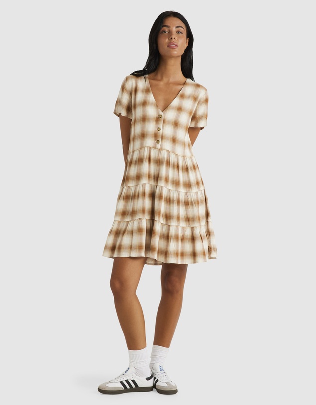 RVCA - Plaid Heights   Mini Dress For Women