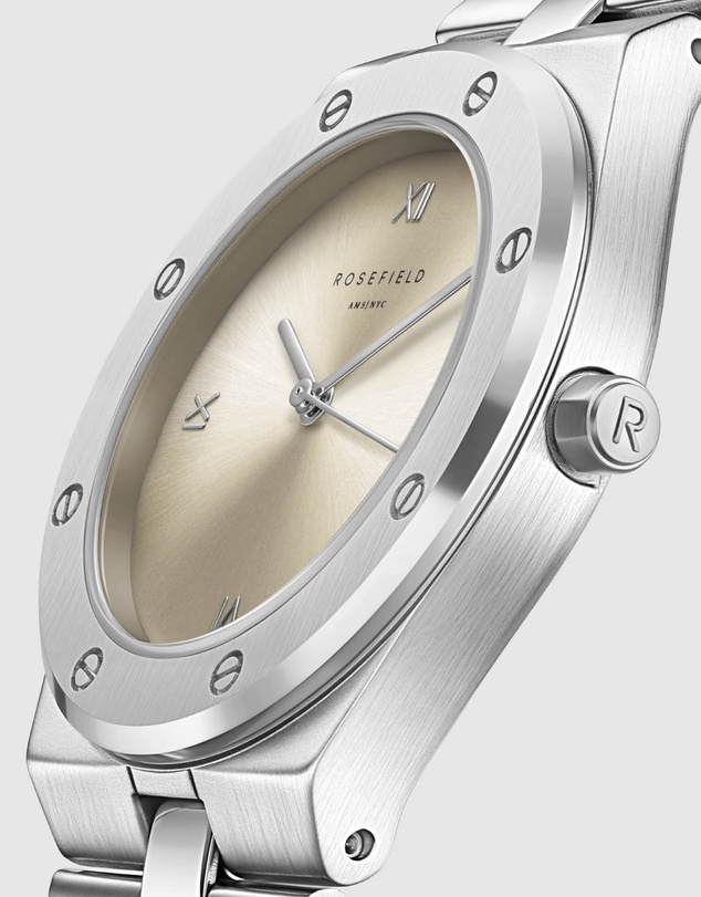 Rosefield - Rose Sunray Silver-Tone Bracelet Watch