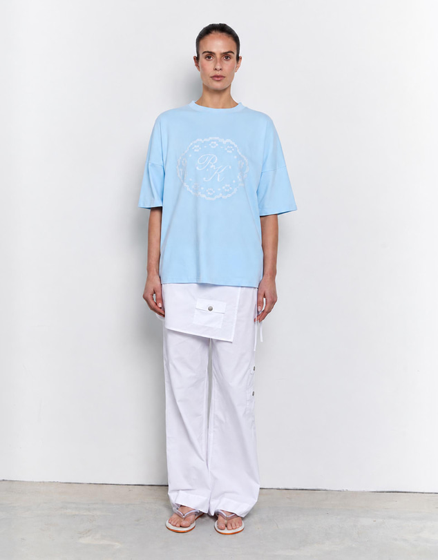 Pinky & Kamal - Wide Leg Pants With Skirt