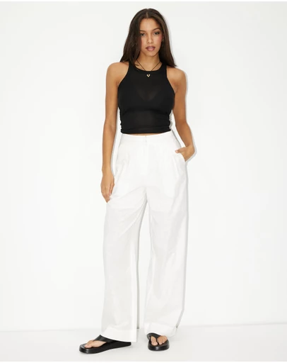 Dazie - Laurel Linen Blend Pants