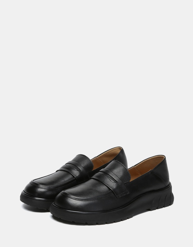 EVERAU - EverAU Ugg Pansy Cow Leather Upper Loafer Oxfords Flats