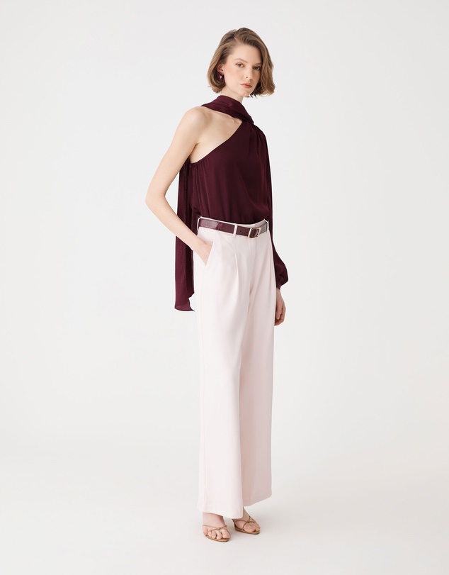 Forcast - Opal One Shoulder Scarf Top