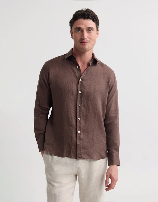 Oxford - Cooper Ls French Linen Shirt