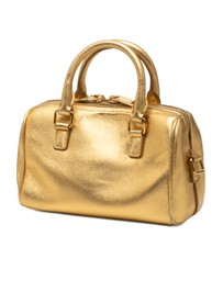Pre-Loved by Azura Reborn - Pre-Loved Toy Metallic Leather Classic Duffle Satchel