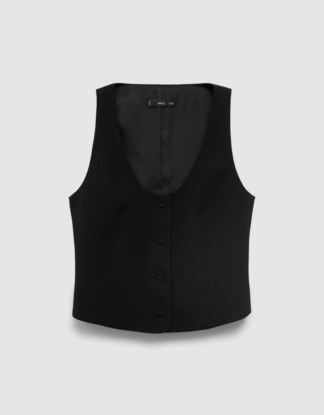 M.N.G - Suit Waistcoat With Buttons