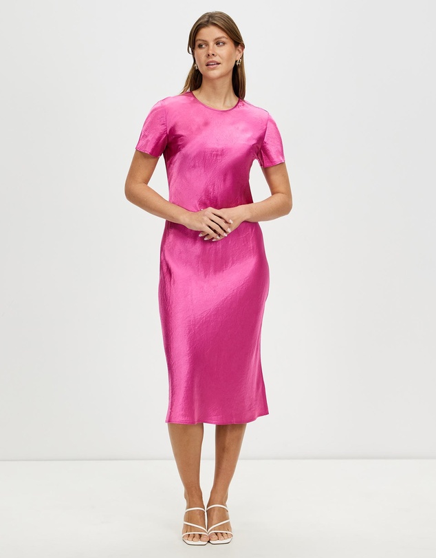 Third Form - Crush Bias Tee Midi Dress