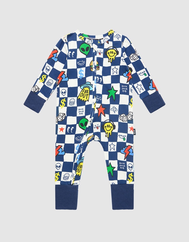 Rock Your Baby - Far Out Check Coverall