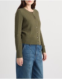 David Lawrence - Perle Wool Blend Cardigan