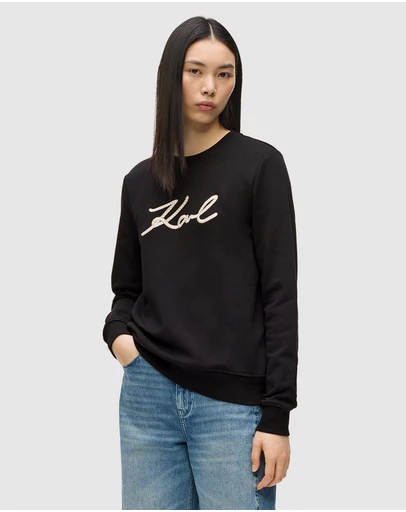 Karl Lagerfeld - Signature Rope Detail Sweatshirt
