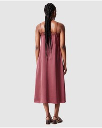 & Other Stories - Satin Slip Midi Dress