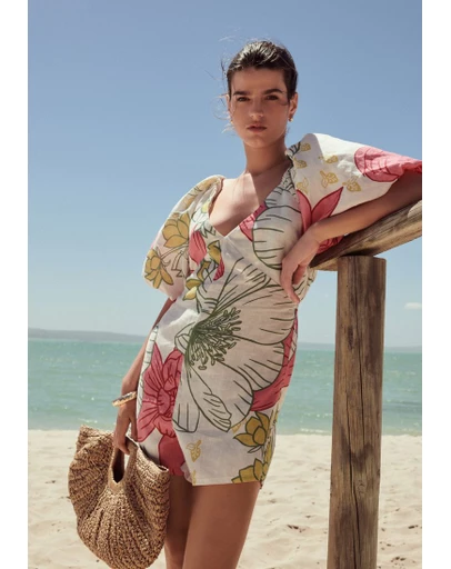 NEXT - Puff Sleeve Playsuit