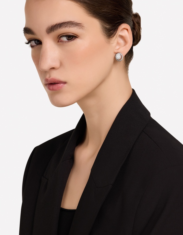 Furla - Furla Miasfera Charms Silver-Tone Stud Earrings