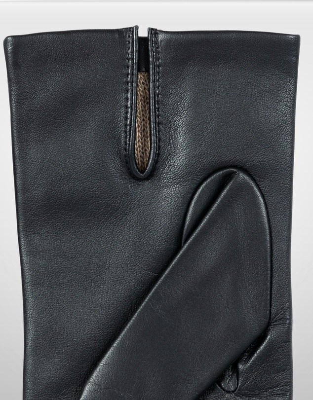 DENTS - Bath Three-Point Cashmere-Lined Leather Gloves