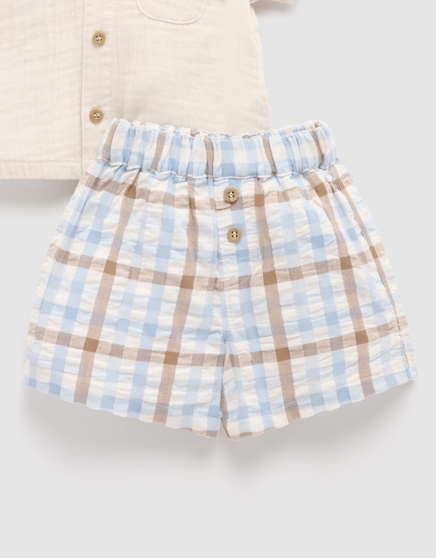 Purebaby - Check Set-Kids-Babies