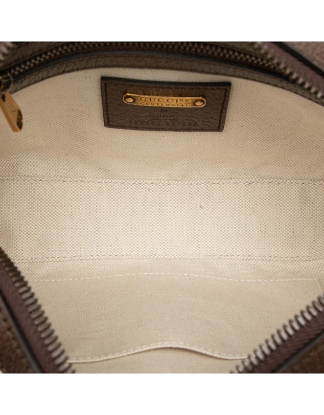 Pre-Loved by Azura Reborn - Pre-Loved 100th Anniversary Textured Dollar Calfskin Logo Belt Bag