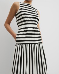 Country Road - Australian Cotton Stripe Midi Tank Dress