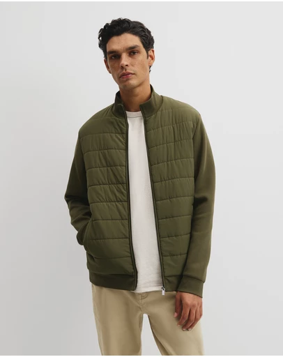 Country Road - Hybrid Funnel Zip Through Jacket
