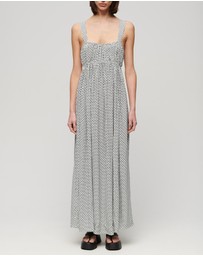 Superdry - Tie Back Maxi Dress