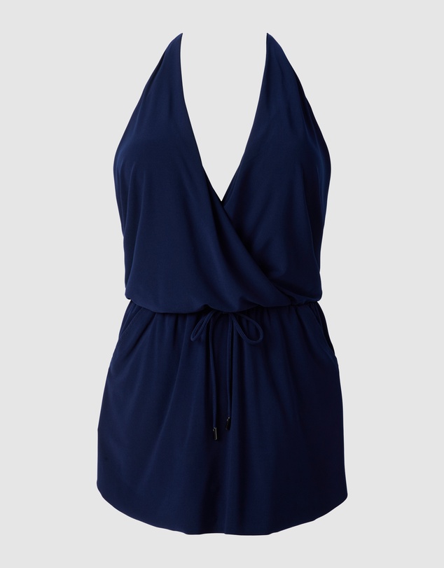 Magicsuit - Ellie Shaping Halter Swimdress With Pockets