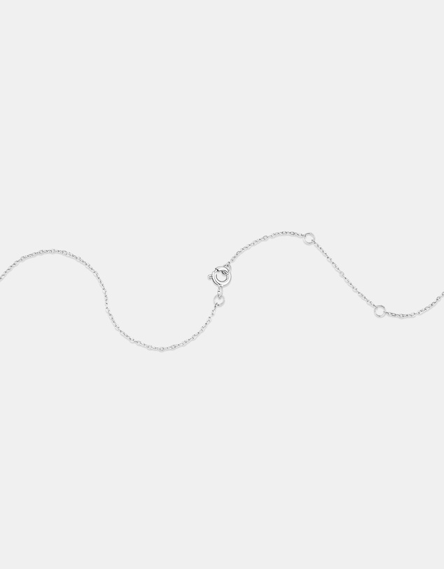 Michael Hill - 0.65 Carat TW Cushion Shaped Diamond Cluster Pendant with Chain in 10kt White Gold