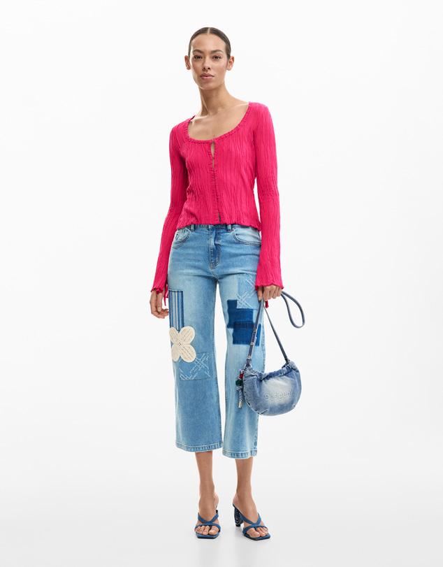Desigual - Large crossbody wallet logo