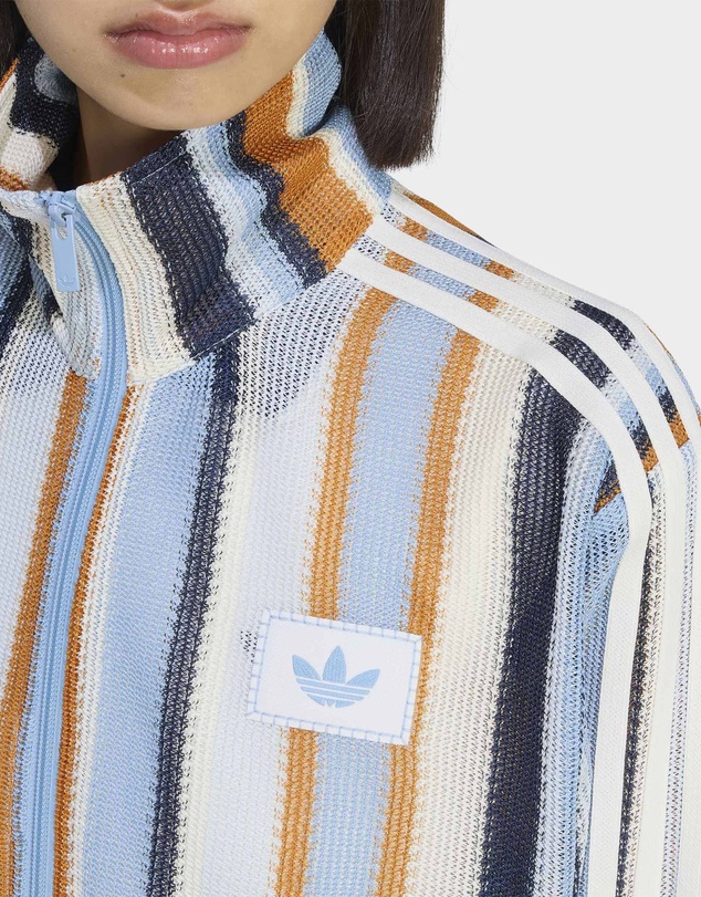 adidas Originals - ADIDAS ORIGINALS SUMMER GLOW KNITTED FIREBIRD TRACK TOP Womens