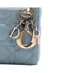 Pre-Loved by Azura Reborn - Pre-Loved Micro Lambskin Cannage Lady Dior