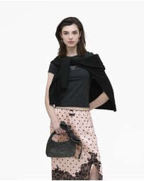 Marc Jacobs - The Bow Denim Mini Sack Bag