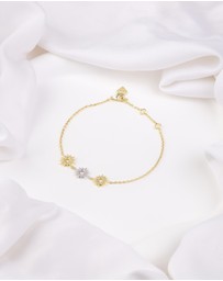 Wanderlust + Co - Sunlit Trio Gold Bracelet