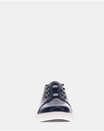 Mia Vita - Bingo Elastic Lace Sneaker - Navy