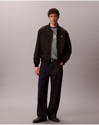 Calvin Klein Jeans - Monogram Logo Stripe Relaxed T-Shirt