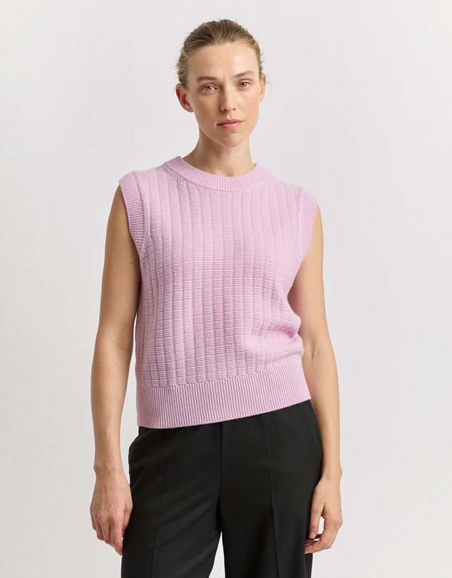 Toorallie - Grid Knit Vest