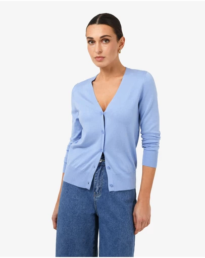 Forcast - Nicolette V-Neck Knit Cardigan