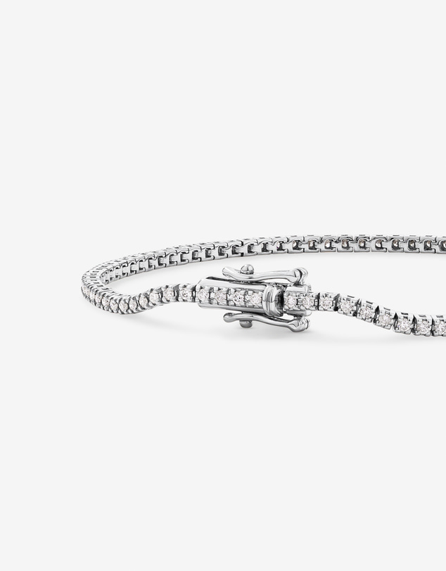 Michael Hill - 1.00 Carat TW Diamond Tennis Bracelet in 10kt White Gold