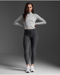 2XU - Flex Crop 1/2 Zip Long Sleeve Top