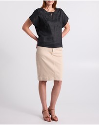 David Lawrence - Andrea Linen Mix Tee
