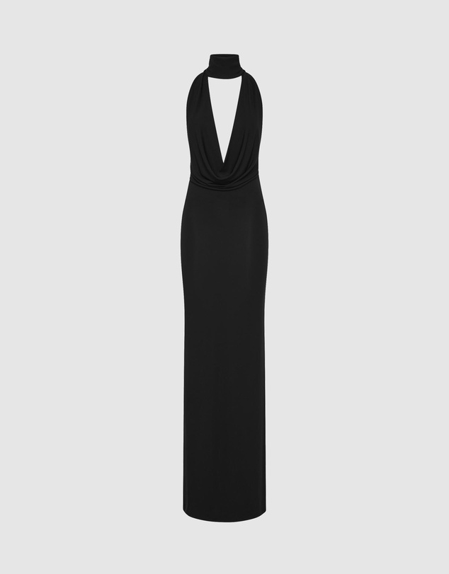 MISHA - The Cowl Neck Jersey Dress