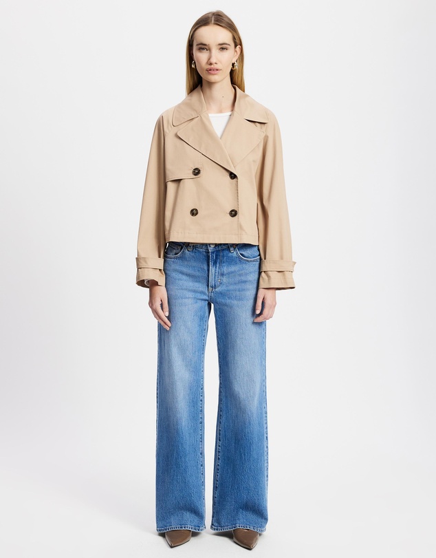 Emme - Afelio Cropped Trench