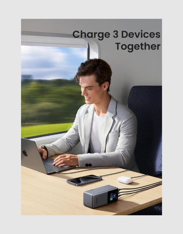 Ugreen - UGREEN Nexode Power Bank 20000mAh 130W with Smart Digital Display