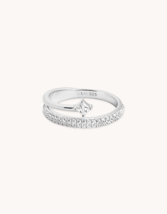 Astrid & Miyu - Crystal Spiral Ring