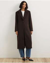 Atmos&Here - Ally Wool Blend Longline Coat