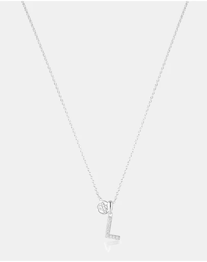 Georgini - Georgini Luxury Letters L Initial Pendant Silver