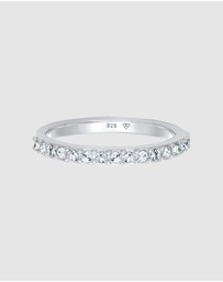 Elli Jewelry - Ring Crystal 925 Sterling Silver