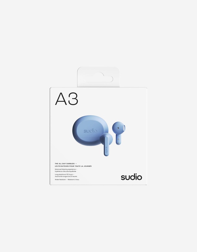 Sudio - A3 - True Wireless 5.4 Bluetooth Headphones/Earbuds