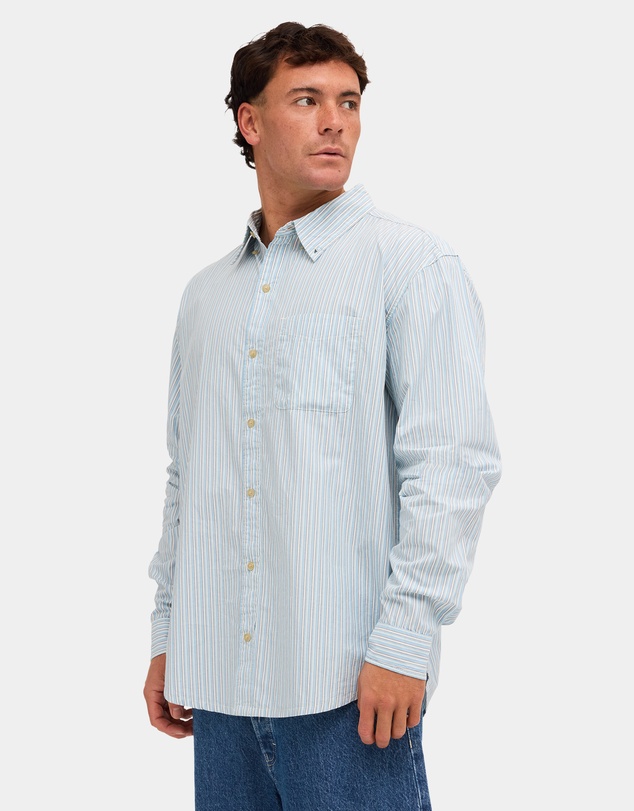 Element - Mens Button Down Long Sleeve Shirt