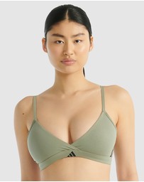 adidas Sportswear - Active Essentials Cotton 3 Stripes Triangle Wrap Bralette