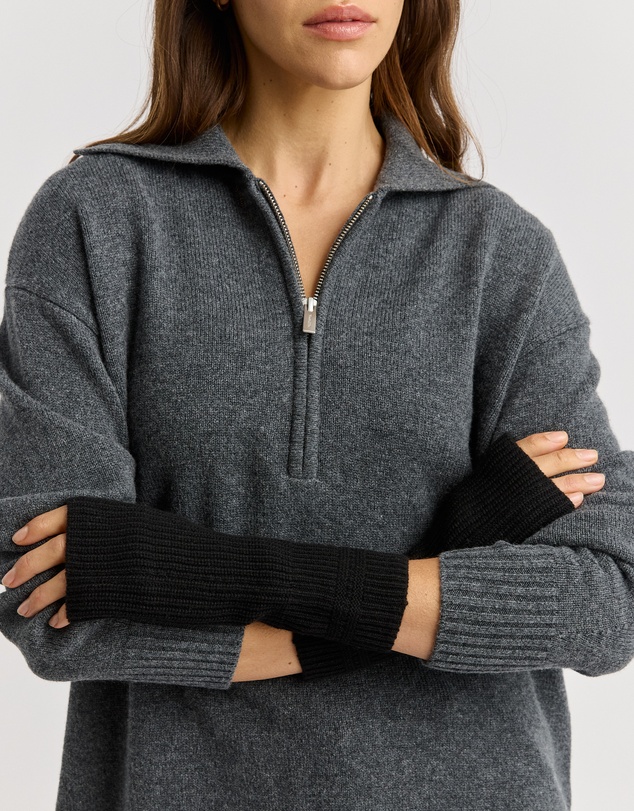 Toorallie - Fine Rib Open Mitten