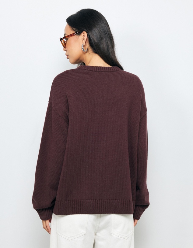 AERE - Nola Oversized Cashmere Blend Knit Jumper