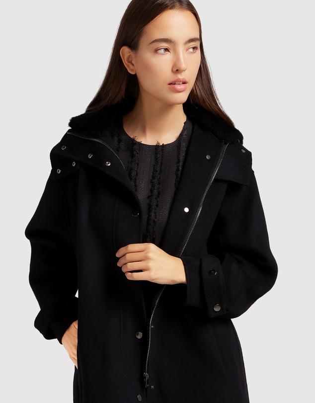 Belle & Bloom - Heavy Hearted Detachable Hooded Coat