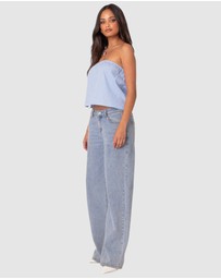 EDIKTED - Toby Striped Tube Top